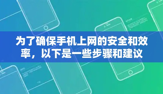 为了确保手机上网的安全和效率，以下是一些步骤和建议