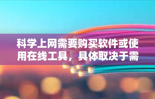 科学上网需要购买软件或使用在线工具，具体取决于需求和预算。以下是一些推荐的解决方案