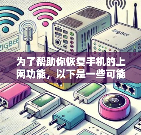 为了帮助你恢复手机的上网功能，以下是一些可能的解决方案