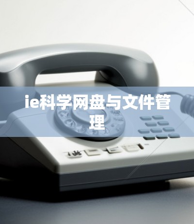 ie科学网盘与文件管理