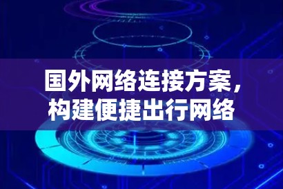 国外网络连接方案，构建便捷出行网络