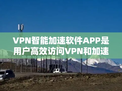 VPN智能加速软件APP是用户高效访问VPN和加速网页的工具。以下是对其功能、安全措施、用户体验等方面的具体分析