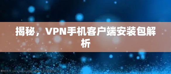 揭秘，VPN手机客户端安装包解析