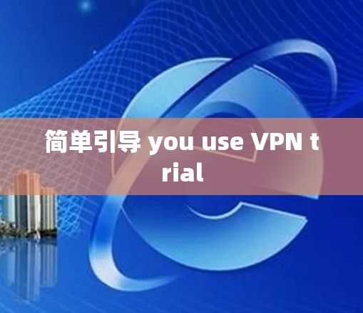 简单引导 you use VPN trial 简单引导 you use VPN trial